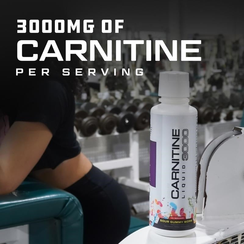 Cutler Nutrition Liquid Carnitine 3000 for Energy and Recovery Support Dietary Fitness Supplement Edible Healthcare Vitamin