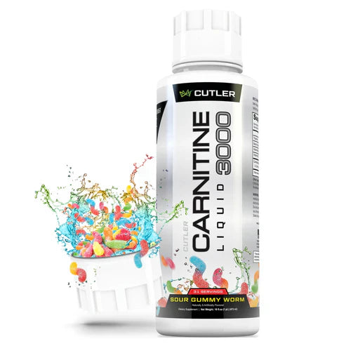 Cutler Nutrition Liquid Carnitine 3000 for Energy and Recovery Support Dietary Fitness Supplement Edible Healthcare Vitamin